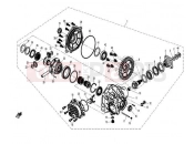 FORNT AXLE - CFMOTO ZFORCE 600 (CF600-3) 2014