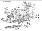 FRAME ASSY - CFMOTO ZFORCE 600 (CF600-3) 2015