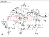 CAB FRAME - CFMOTO ZFORCE 600 (CF600-3) 2015