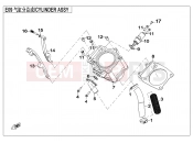 CFMOTO Z6 EX (CF600-6) CYLINDER BODY - E09