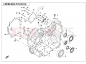 RIGHT CRANKCASE - E03 - CFMOTO ZFORCE 600 (CF625-3) 2014