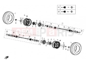 FRONT WHEEL - F12 - CFMOTO ZFORCE 625 (CF625-6) 2012