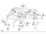 CAB FRAME - F24 - CFMOTO ZFORCE 625 (CF625-6) 2012