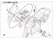 CFMOTO 2012 SSV ZFORCE 800 (CF800) CVT CASE ASSY - E01-3