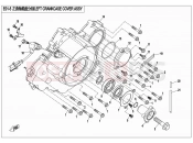 CFMOTO 2012 SSV ZFORCE 800 (CF800) LEFT CRANKCASE COVER ASSY - E01-5