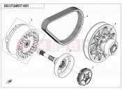 CFMOTO 2012 SSV ZFORCE 800 (CF800) CVT ASSY - E05