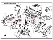 REAR PLASTIC - F04-5 - CFMOTO ZFORCE 800 (CF800) 2013