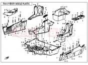 CFMOTO 2014 SSV ZFORCE 800 (CF800) MIDDLE PLASTIC - F04-4