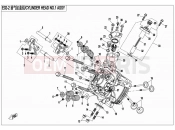 CFMOTO 2014 SSV ZFORCE 800 (CF800) CYLINDER HEAD NO.1 ASSY - E02-2