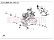 CFMOTO 2015 SSV ZFORCE 800 (CF800) ENGINE MOUNTING PARTS - F00-1