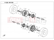 CFMOTO 2015 SSV ZFORCE 800 (CF800) FRONT WHEEL - F07