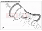 CFMOTO 2015 SSV ZFORCE 800 (CF800) CAMSHAFT OF CYLINDER 1 ASSY - E02-4