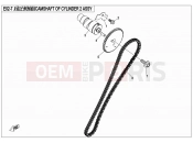 CFMOTO 2015 SSV ZFORCE 800 (CF800) CAMSHAFT OF CYLINDER 2 ASSY - E02-7