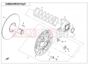 CFMOTO 2015 SSV ZFORCE 800 (CF800) DRIVEN PULLEY(HL) - E05-2-A