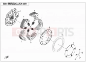CFMOTO 2015 SSV ZFORCE 800 (CF800) CLUTCH ASSY - E05-4