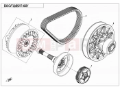 CFMOTO 2016 SSV ZFORCE 800 (CF800) CVT ASSY - E05