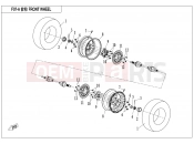 CFMOTO 2019 SSV ZFORCE 800 (CF800) FRONT WHEEL(2017) - F07-A