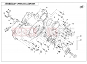 CFMOTO 2019 SSV ZFORCE 800 (CF800) LEFT CRANKCASE COVER ASSY. - E01-5-V1