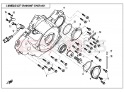 CFMOTO 2019 SSV ZFORCE 800 (CF800) LEFT CRANKCASE COVER ASSY. - E01-5-V2