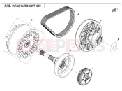 CFMOTO 2019 SSV ZFORCE 800 (CF800) CVT ASSY. - E05