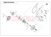 CFMOTO 2020 SSV ZFORCE 800 (CF800) WATER PUMP ASSY. - E08