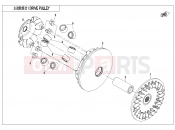 CFMOTO 2021 SSV ZFORCE 800 (CF800) DRIVE PULLEY - E05-1