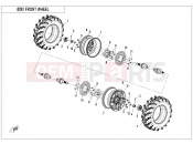 FRONT WHEEL - F07 - CFMOTO ZFORCE 800 (CF800SU-3) 2026