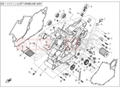 CFMOTO 2013 SSV ZFORCE 800 (CF800US-A) LEFT CRANKCASE ASSY - E01-1