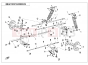 CFMOTO 2019 SSV ZFORCE 800 (CF800US-A) FRONT SUSPENSION(2017) - F05-A-V2