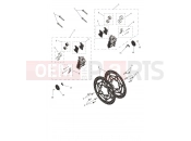 Triumph 2025 DAYTONA 660cc > CM3406 Front Brake Caliper & Discs