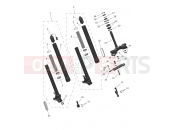 Front Forks & Lower Yoke - Triumph SPEED TRIPLE 1200 RX 2025