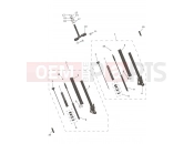 TRIUMPH TIGER 900 GT Pro - BP5373 > Front Forks & Lower Yoke Assy