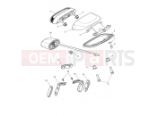 Triumph 2026 SCRAMBLER 1200 X Rear Light & Reflectors - All Except US