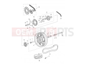 Rear Wheel - Triumph SCRAMBLER 900 - Liquid Cooled - > CM9963 2025
