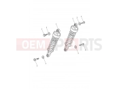 Rear Suspension Unit - Triumph SCRAMBLER 900 - Liquid Cooled - > CM9963 2025