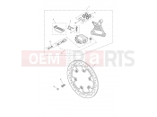 Triumph 2015 ROCKET III, CLASSIC & ROADSTER Rear Brake Caliper & Disc