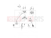 Triumph 2016 ROCKET III, CLASSIC & ROADSTER Ignition Switch & Lock Set > 343680