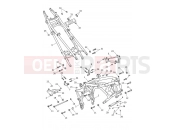 Triumph 2025 Tiger 1200 GT Pro Frame & Rear Subframe
