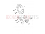 Triumph 2026 Tiger 1200 GT Pro Rear Brake Caliper & Discs