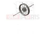 Triumph 2025 SCRAMBLER 400 XC Front Wheel