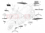 PIAGGIO Beverly 310 25° Anniversario (EU) Plates - Emblems