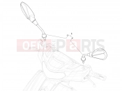 Driving mirror/s - Piaggio Liberty 50 (EU) 2026