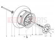 Front wheel - Piaggio Typhoon 50 4T E2 (CA, US) 2024