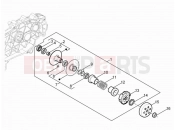 Driven pulley - Piaggio Typhoon 50 4T E2 (CA, US) 2025