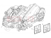 Engine assembly - Piaggio Typhoon 50 4T E2 (CA, US) 2025