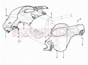 Handlebars coverages - Piaggio Typhoon 50 4T E2 (CA, US) 2025