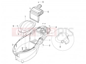 Helmet huosing - Undersaddle - Piaggio Typhoon 50 4T E2 (CA, US) 2025