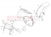 Wheel huosing - Mudguard - Piaggio Typhoon 50 4T E2 (CA, US) 2025