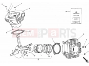 DUCATI 1991 Supersport 600 SS CYLINDER - PISTON » ENGINE CASE