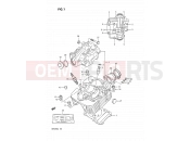 1 - CYLINDER HEAD - Suzuki DR125S J (1988)